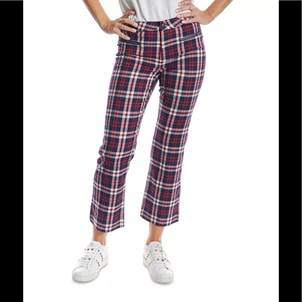 OAT Already Checked Cropped Plaid Pants Punk Ska